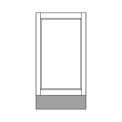 Base Full Height 1 Door - front