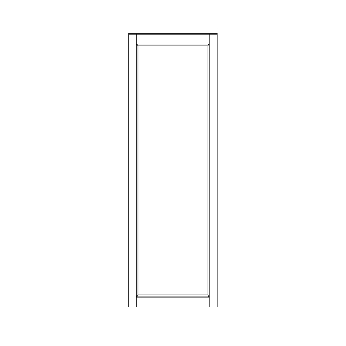 Pantry Unit 55.28 H 1 Door - front