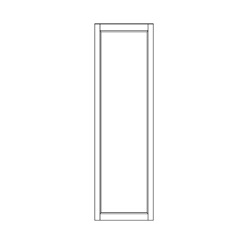 Pantry Unit 60.28 H 1 Door - front