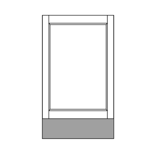 Vanity Base 1 Door - front
