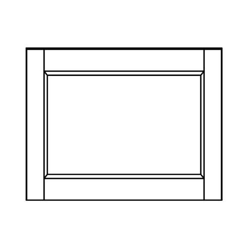 Wall 14 H 16 D 1 Door - front