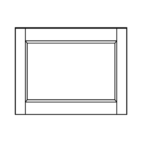 Wall 14 H 24 D 1 Door - front