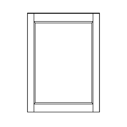 Wall 24.6 H 24 D 1 Door - front