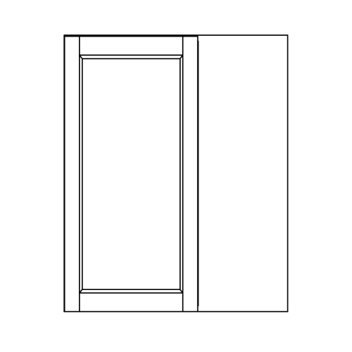 Wall 29.6 H Blind Corner - front