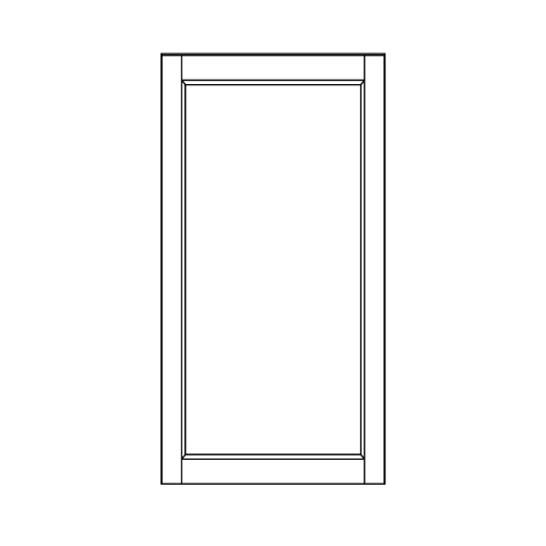 Wall 34.6 H 12 D 1 Door - front