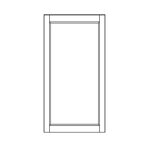 Wall 34.6 H 24 D 1 Door - front