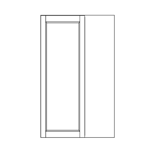 Wall 39.7 H Blind Corner - front