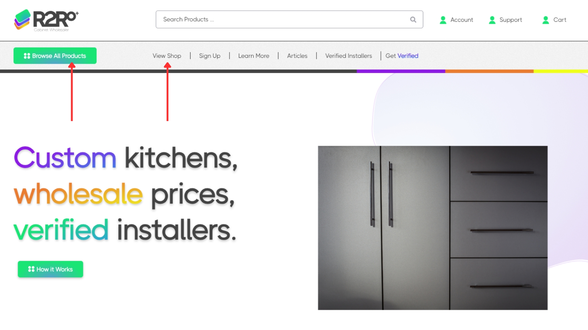 order cabinets online