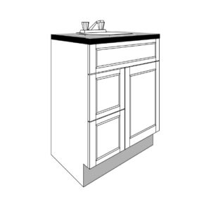 Combo (1 Door + 2 Drawers)